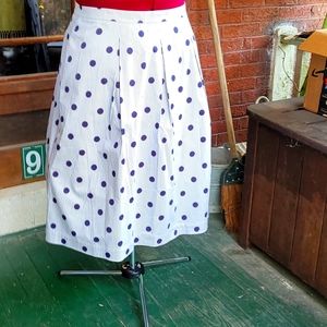 Boden Stripes and Dots Skirt, size 16